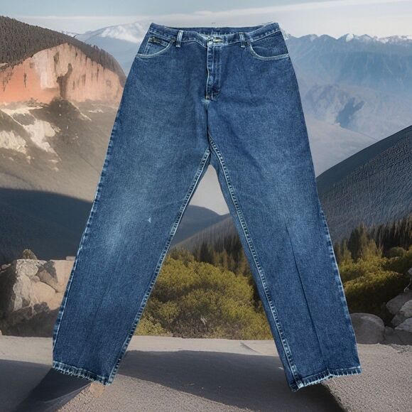 VTG Relaxed Fit Grannycore Wrangler Jeans16x30” D662-036 US Deadstock - Picture 1 of 6